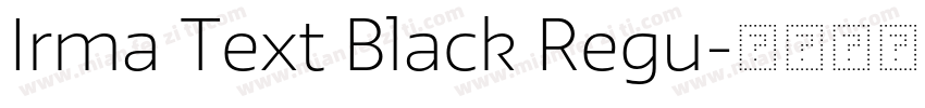 Irma Text Black Regu字体转换